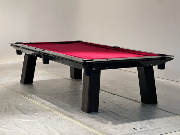 Crystal glass Wood-grained foot pool table