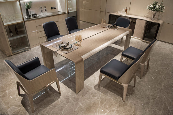 Contemporary Luxury Wood Veneer Dining Chair W009D6 Bentley dining chair
