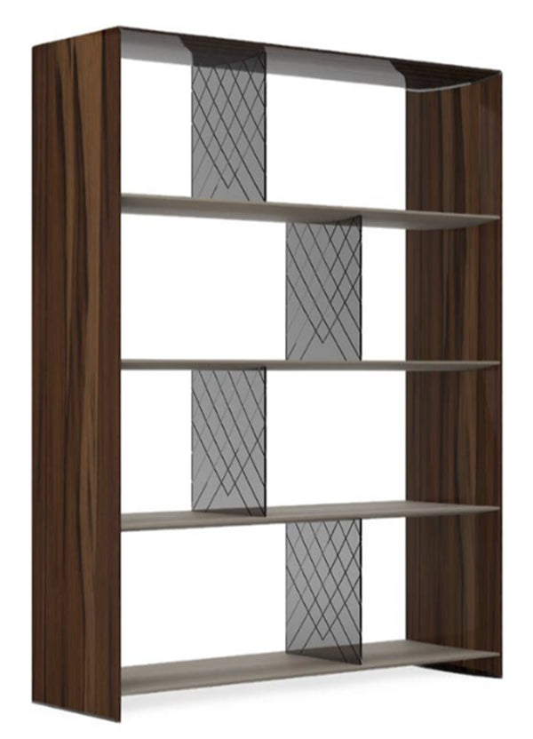Contemporary Wooden Bookshelf with Storage W016S26 Bentley Closet office bookshelf