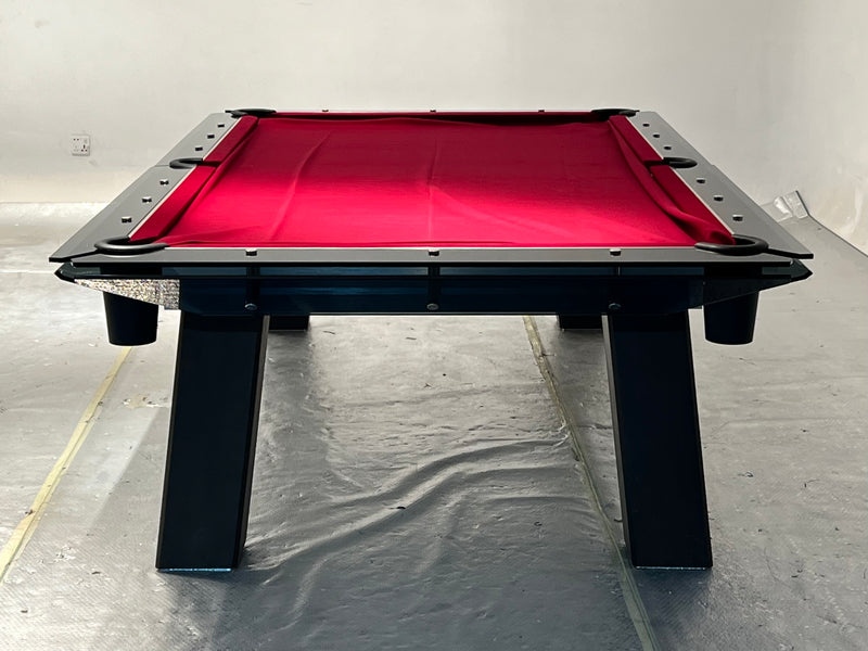 Crystal glass Wood-grained foot pool table