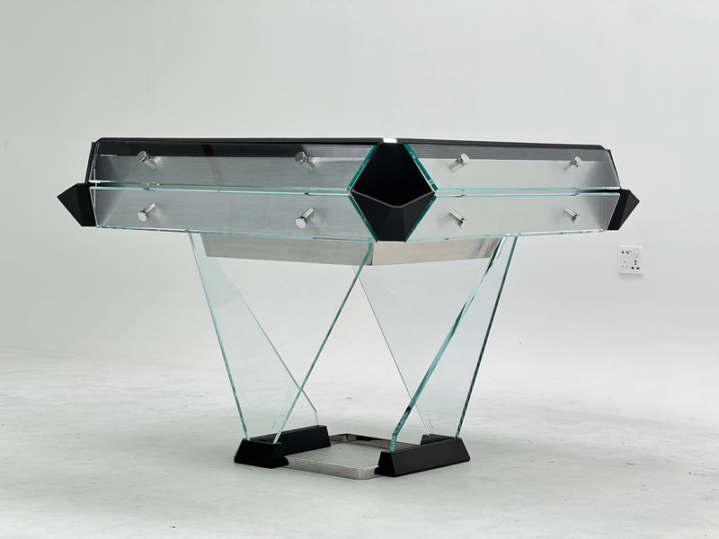 CRYSTAL GLASS  AUTOMATIC  MAHJONG TABLE Entertainment Furniture