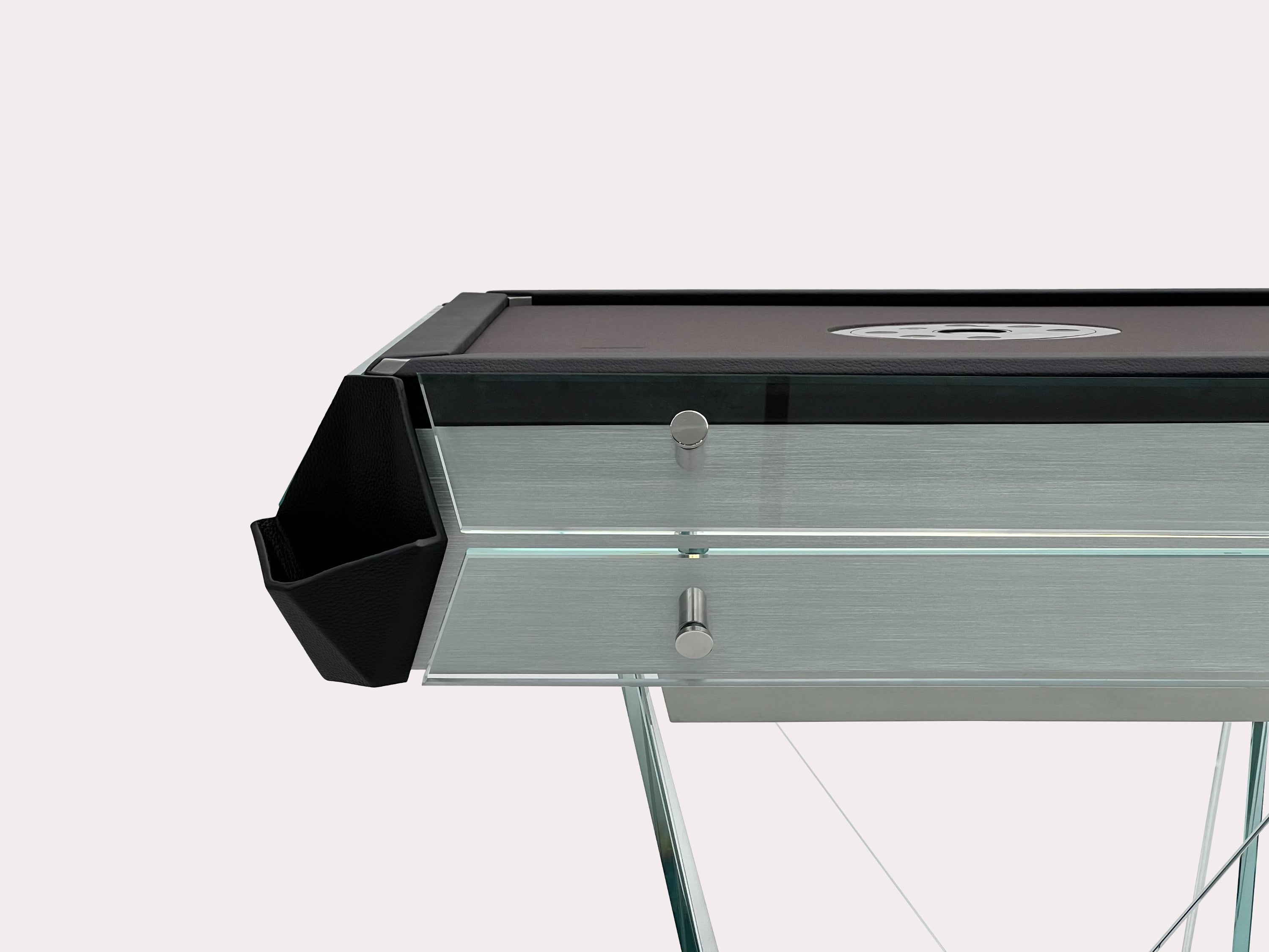 CRYSTAL GLASS AUTOMATIC MAHJONG TABLE