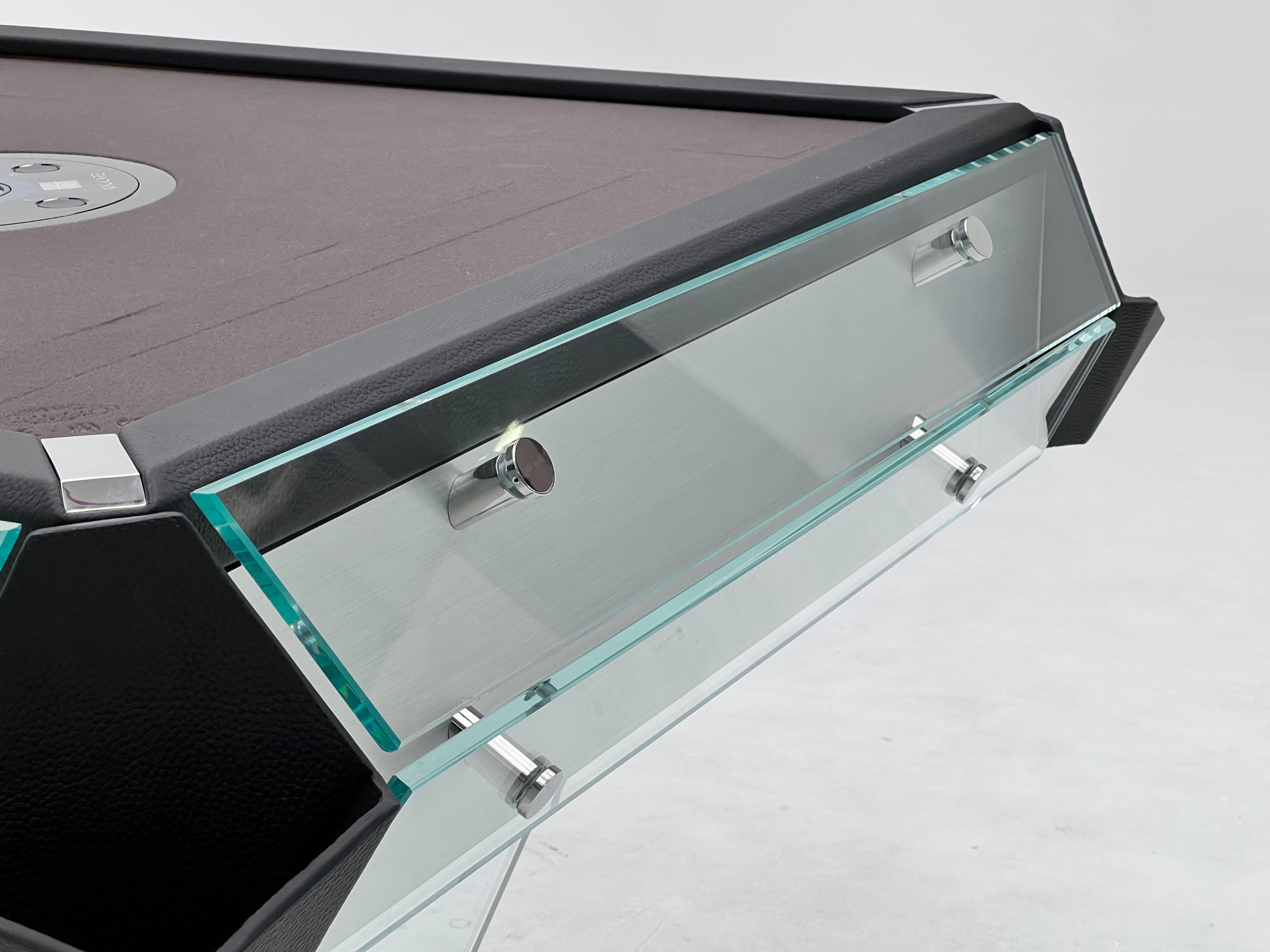 CRYSTAL GLASS AUTOMATIC MAHJONG TABLE