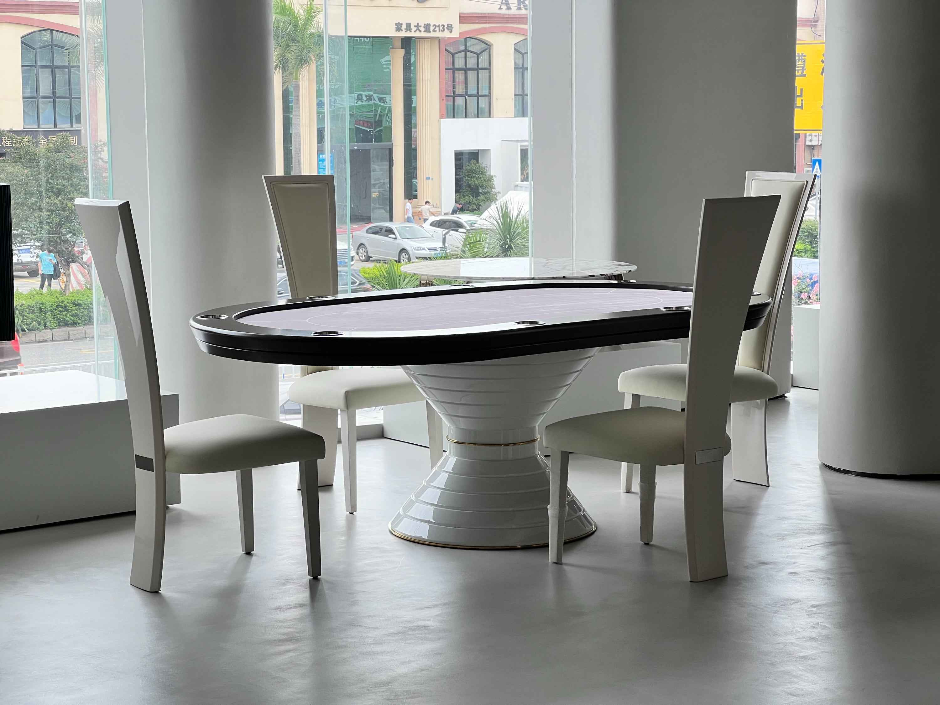 LIGHT LUXURY POKER TABLE