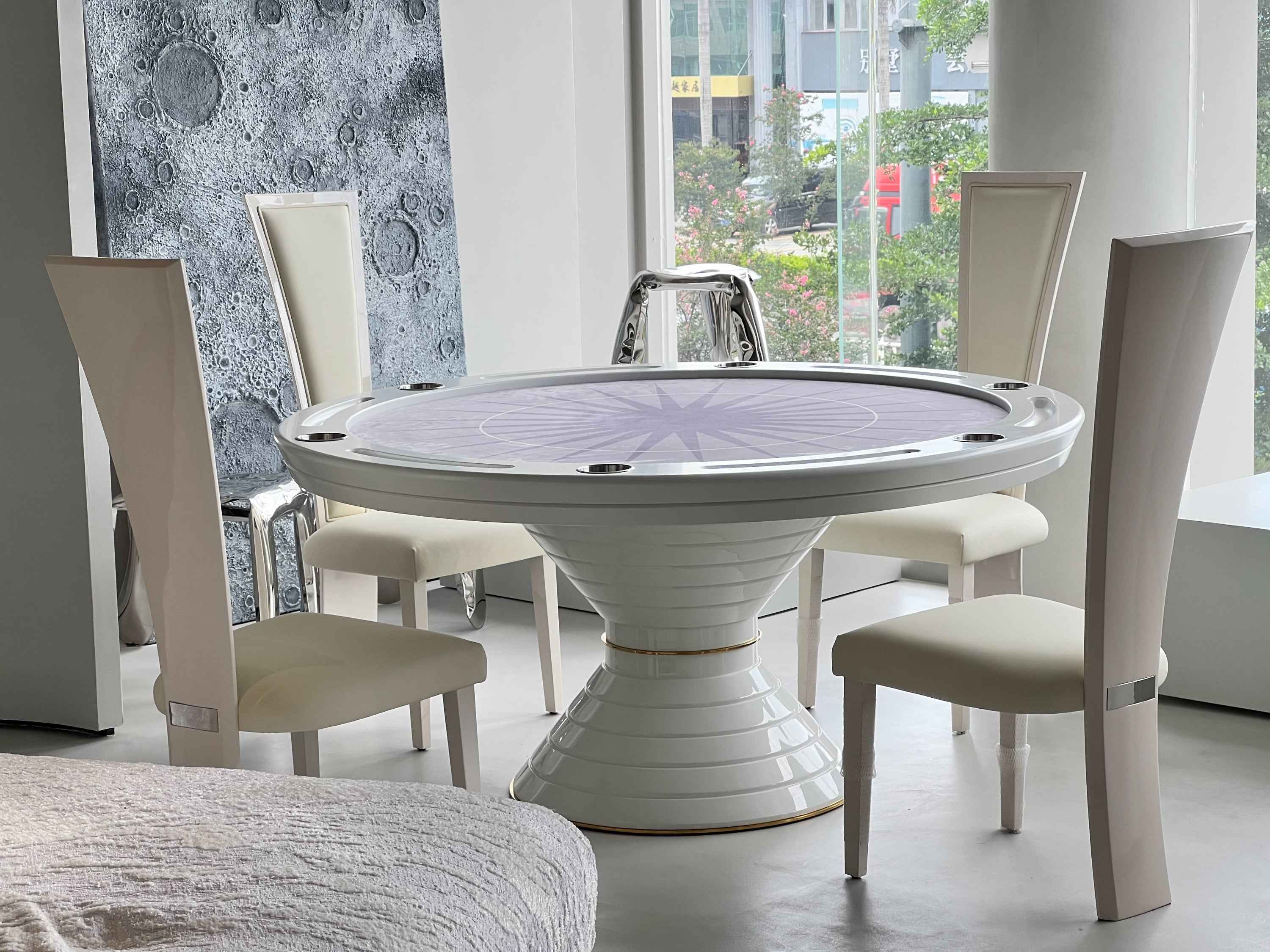 LIGHT LUXURY POKER TABLE
