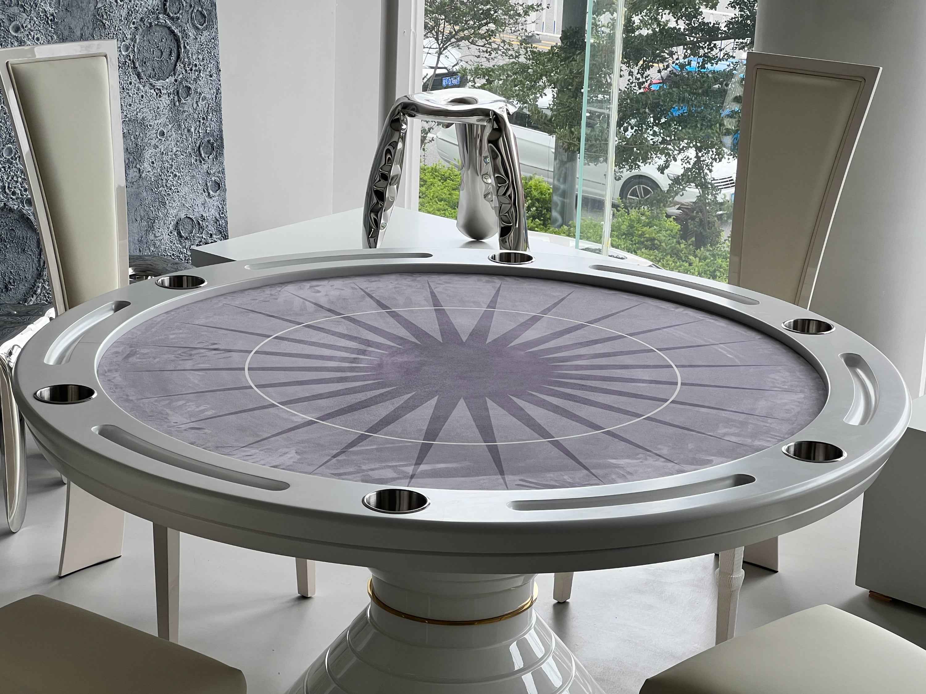 LIGHT LUXURY POKER TABLE