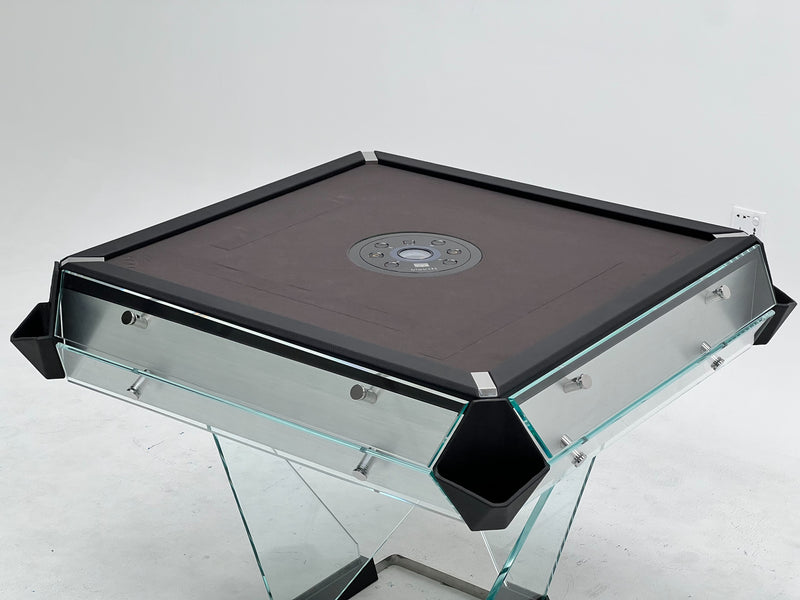 CRYSTAL GLASS  AUTOMATIC  MAHJONG TABLE Entertainment Furniture