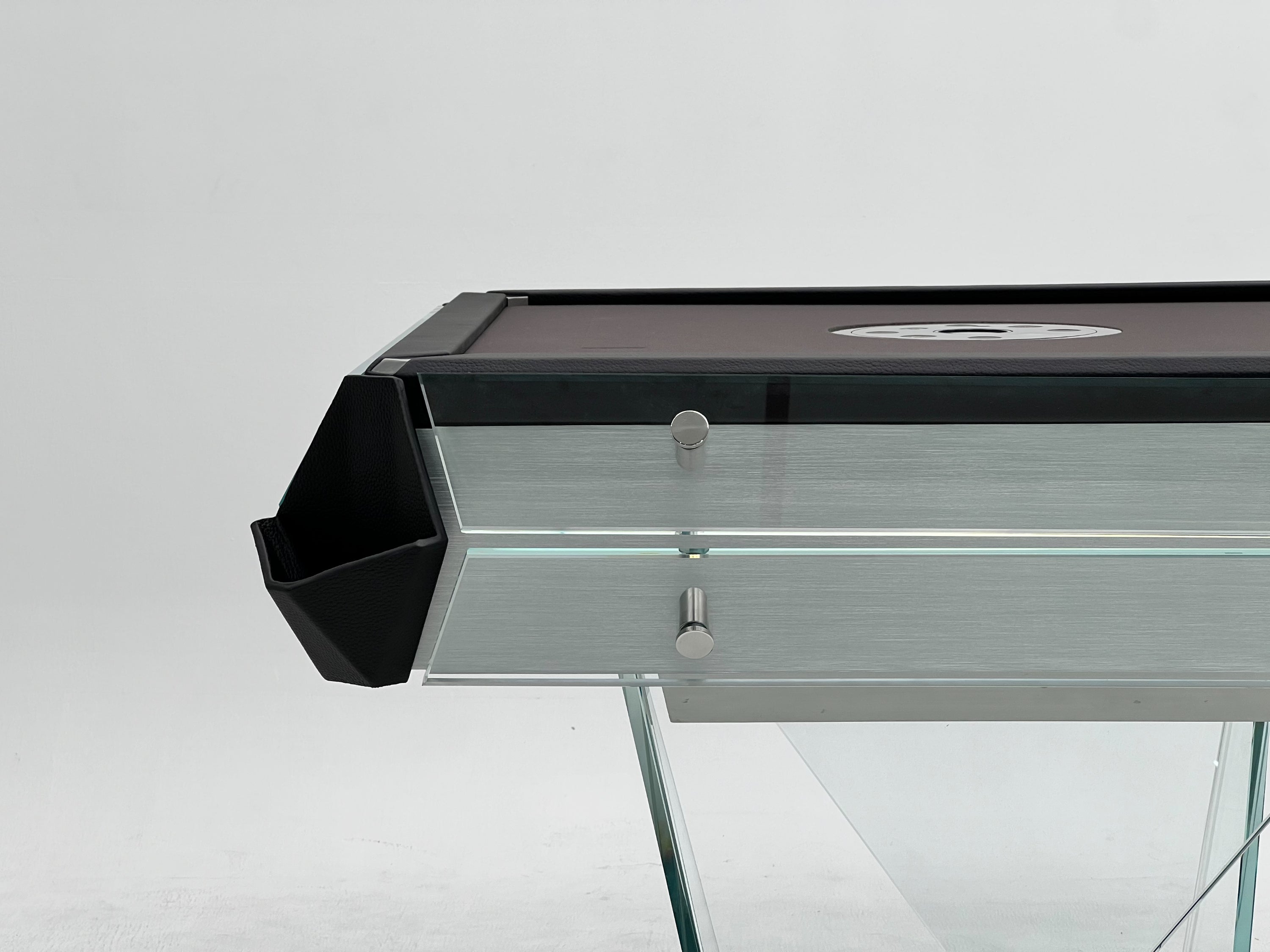 CRYSTAL GLASS AUTOMATIC MAHJONG TABLE