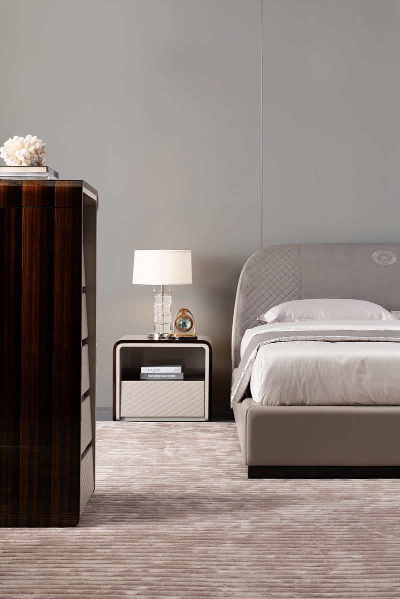 Bedroom Simple Leather Modern Design King Bed W003B10 Bentley Bed