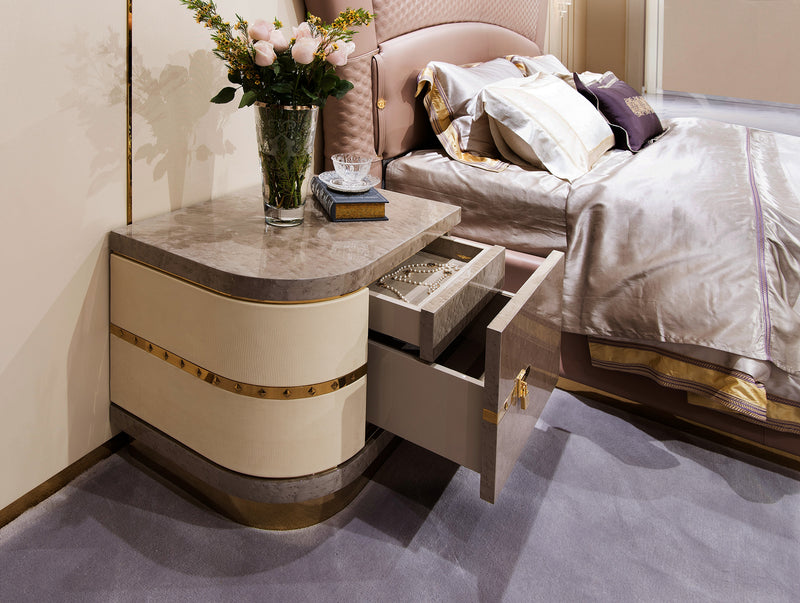 Upgrade your bedroom with this sleek and stylish bedside table W002B11  Bentley bedside table