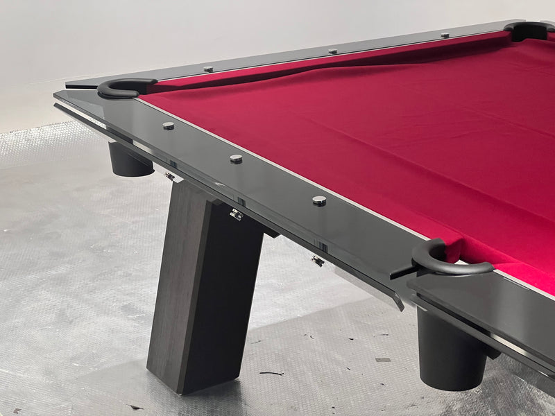 Crystal glass Wood-grained foot pool table