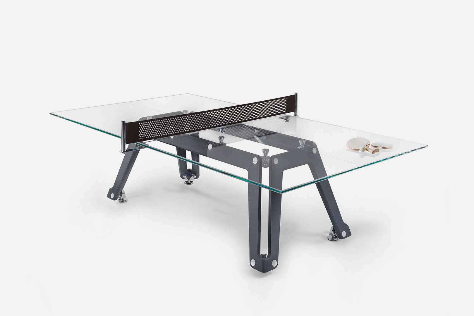 GLASS PING-PONG TABLE