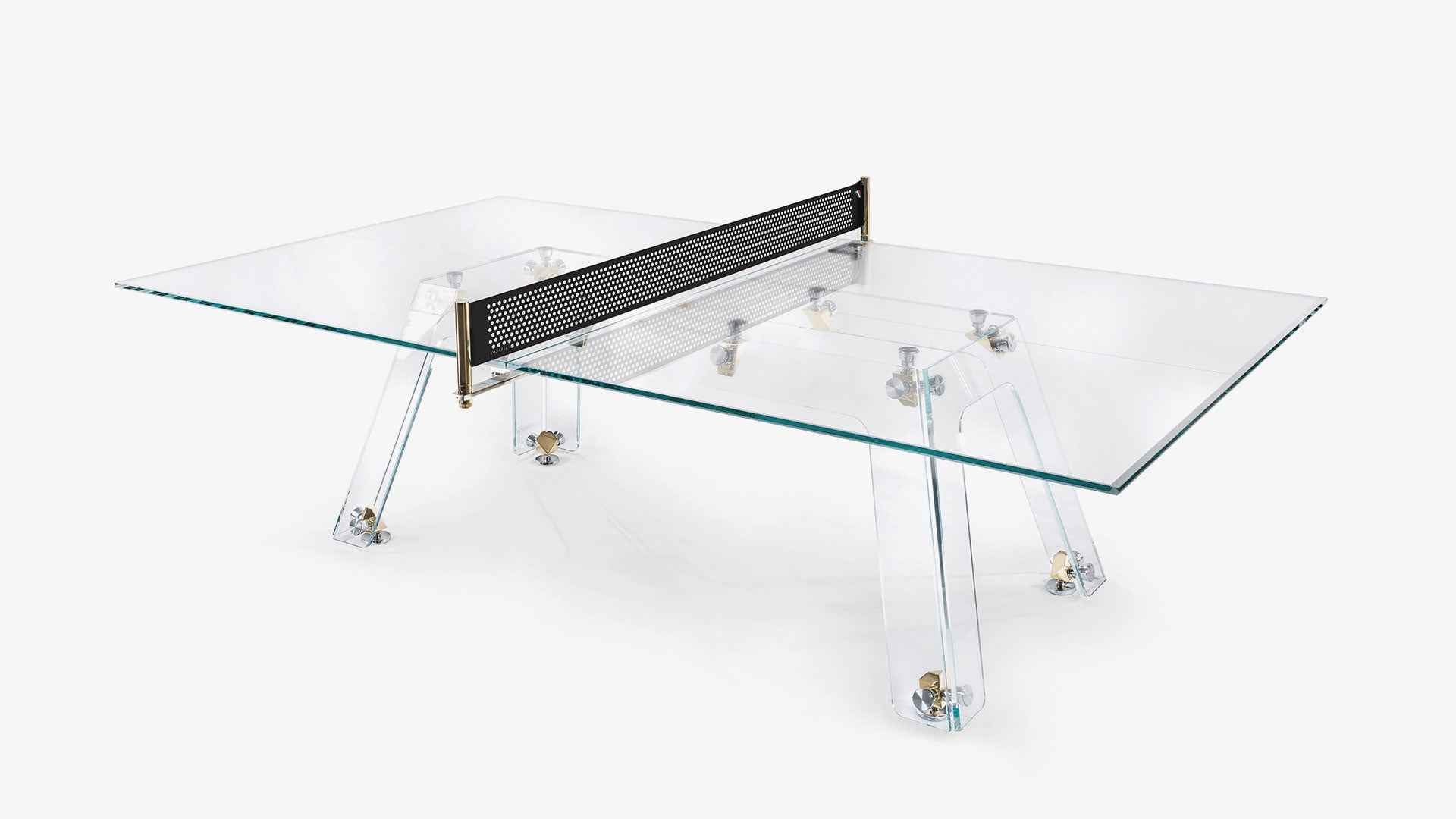 GLASS PING-PONG TABLE