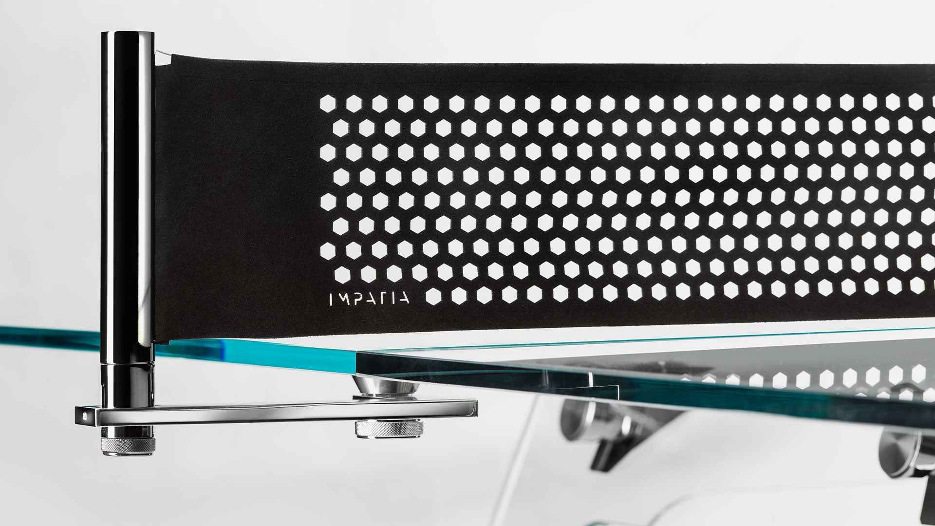 GLASS PING-PONG TABLE