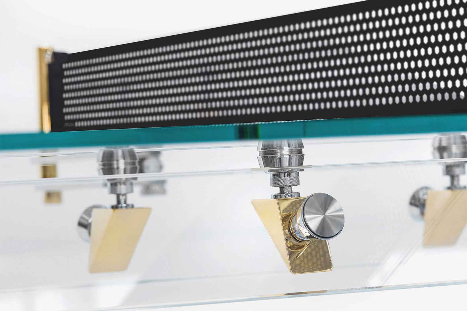 GLASS PING-PONG TABLE