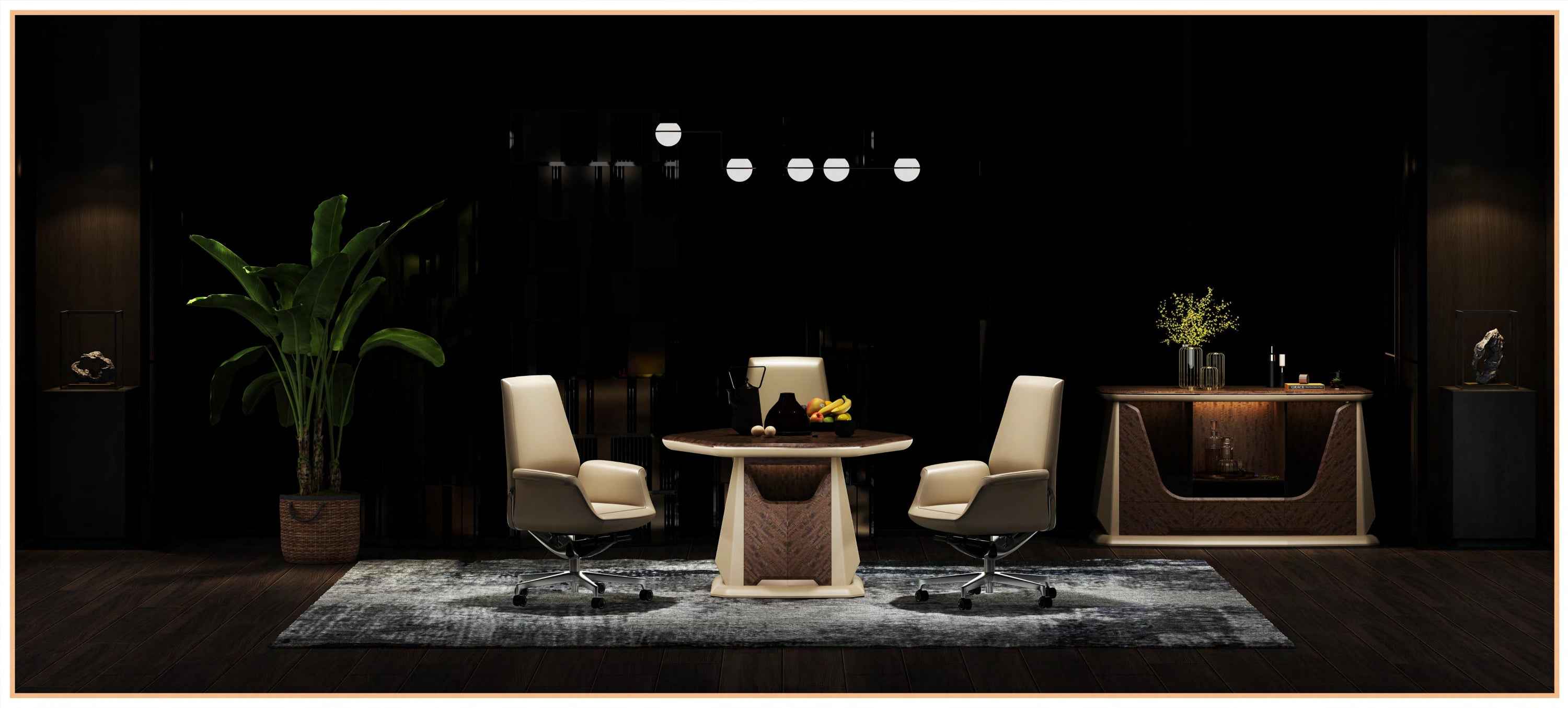 CM-K009BS Conference Chair/Front Chair