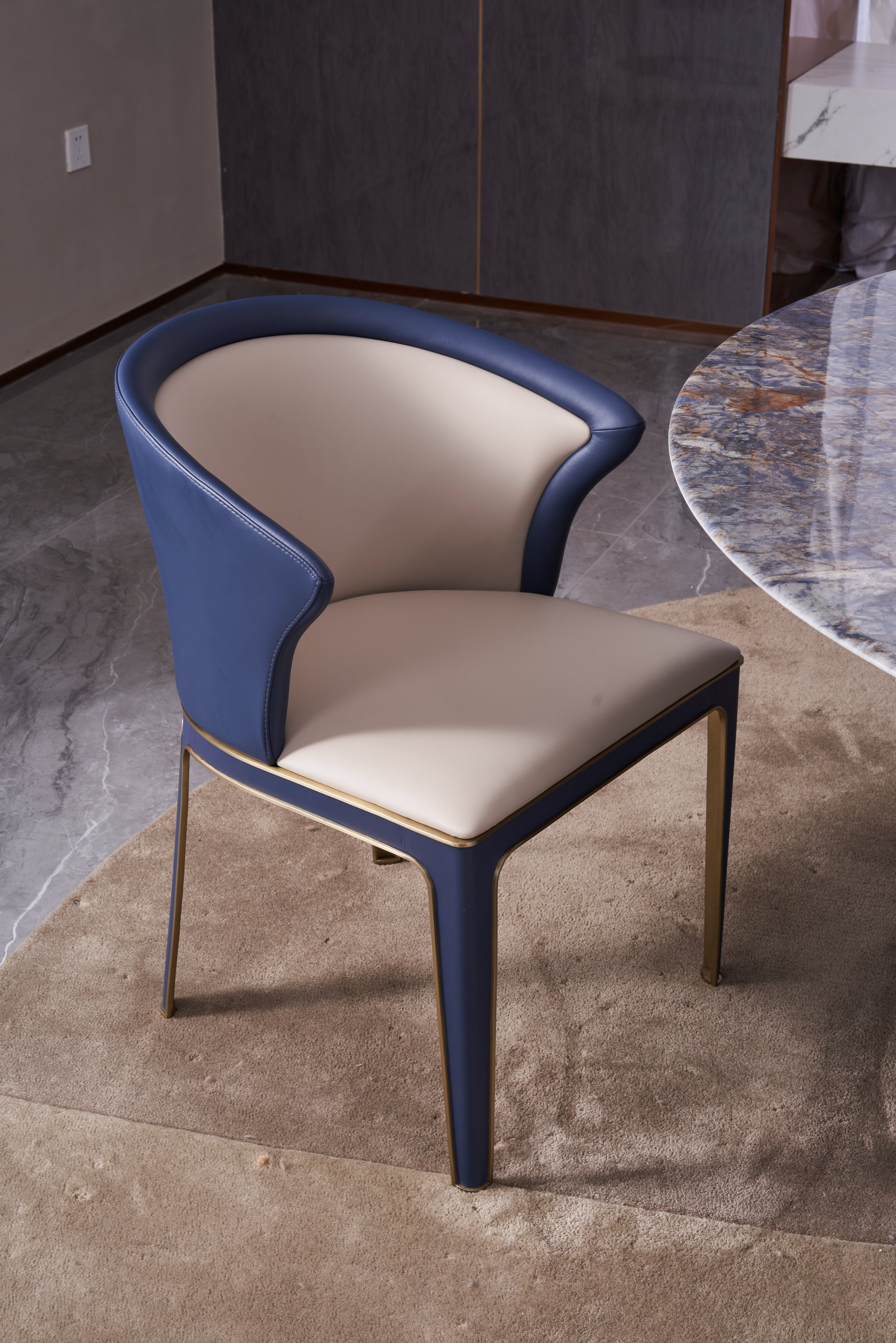 Italian minimal style dining chair DB5-055-1 dining chair DD