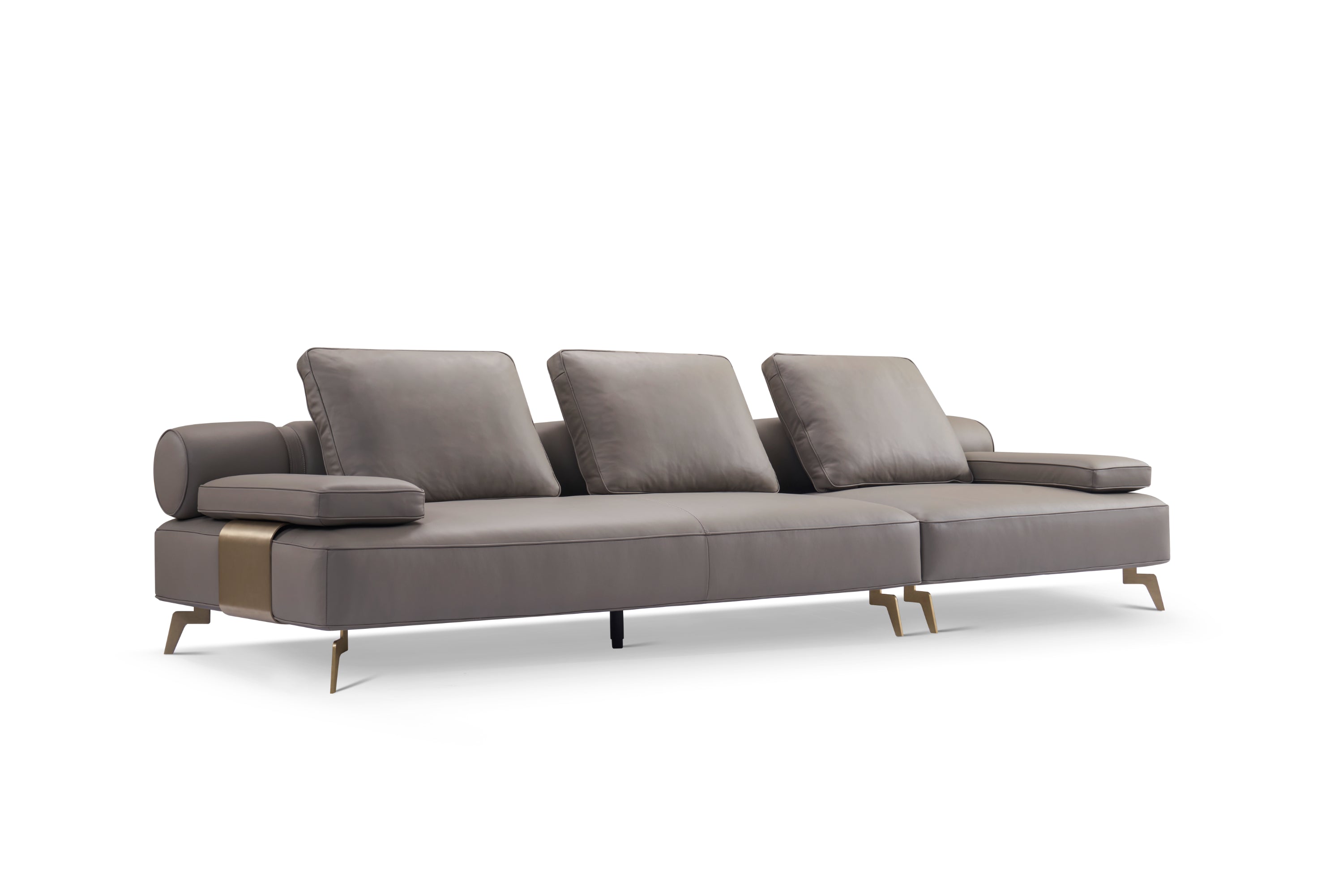 Modern Minimalist FA82 Full Leather Sofa DJ3-053 Sofa DD