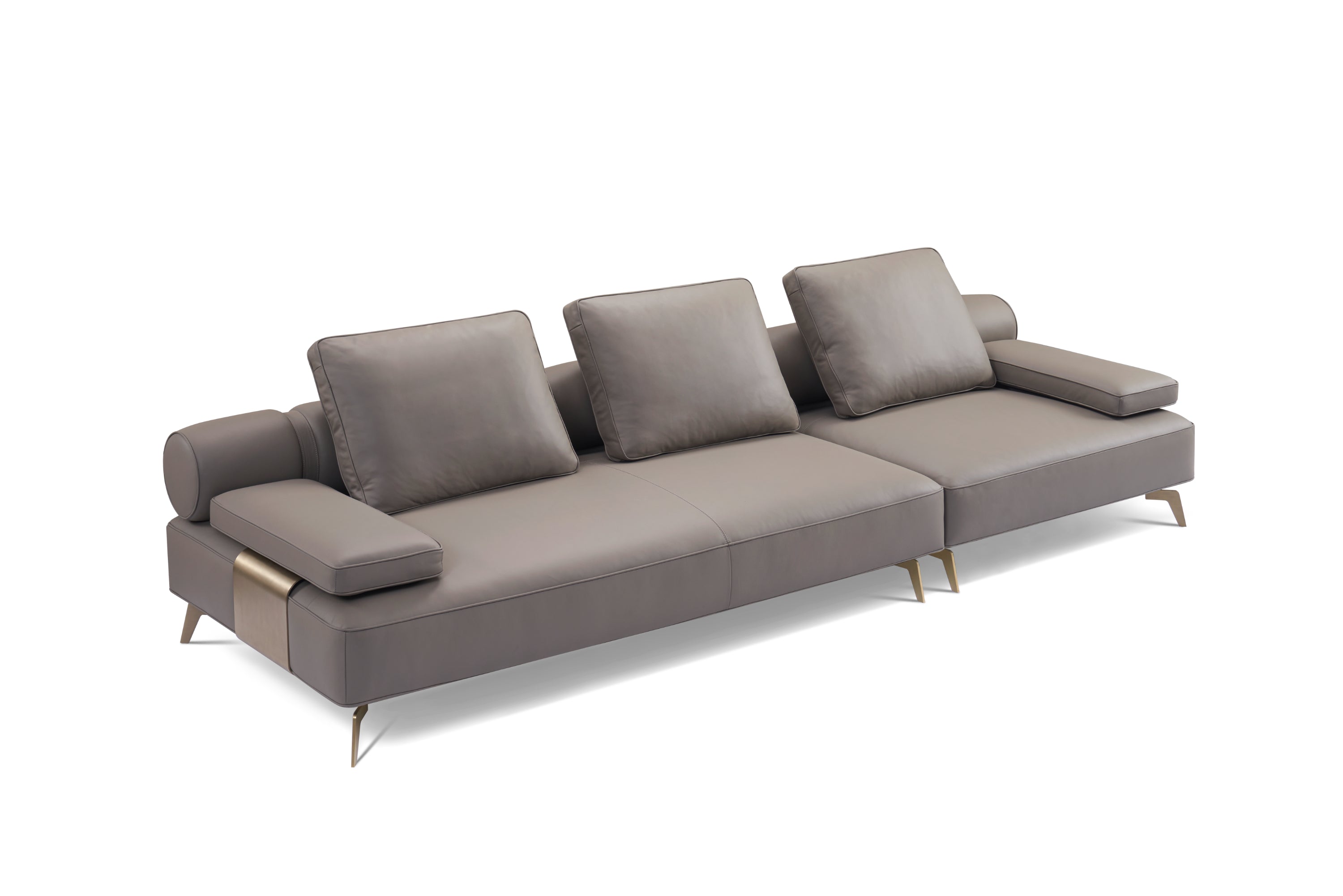 Modern Minimalist FA82 Full Leather Sofa DJ3-053 Sofa DD