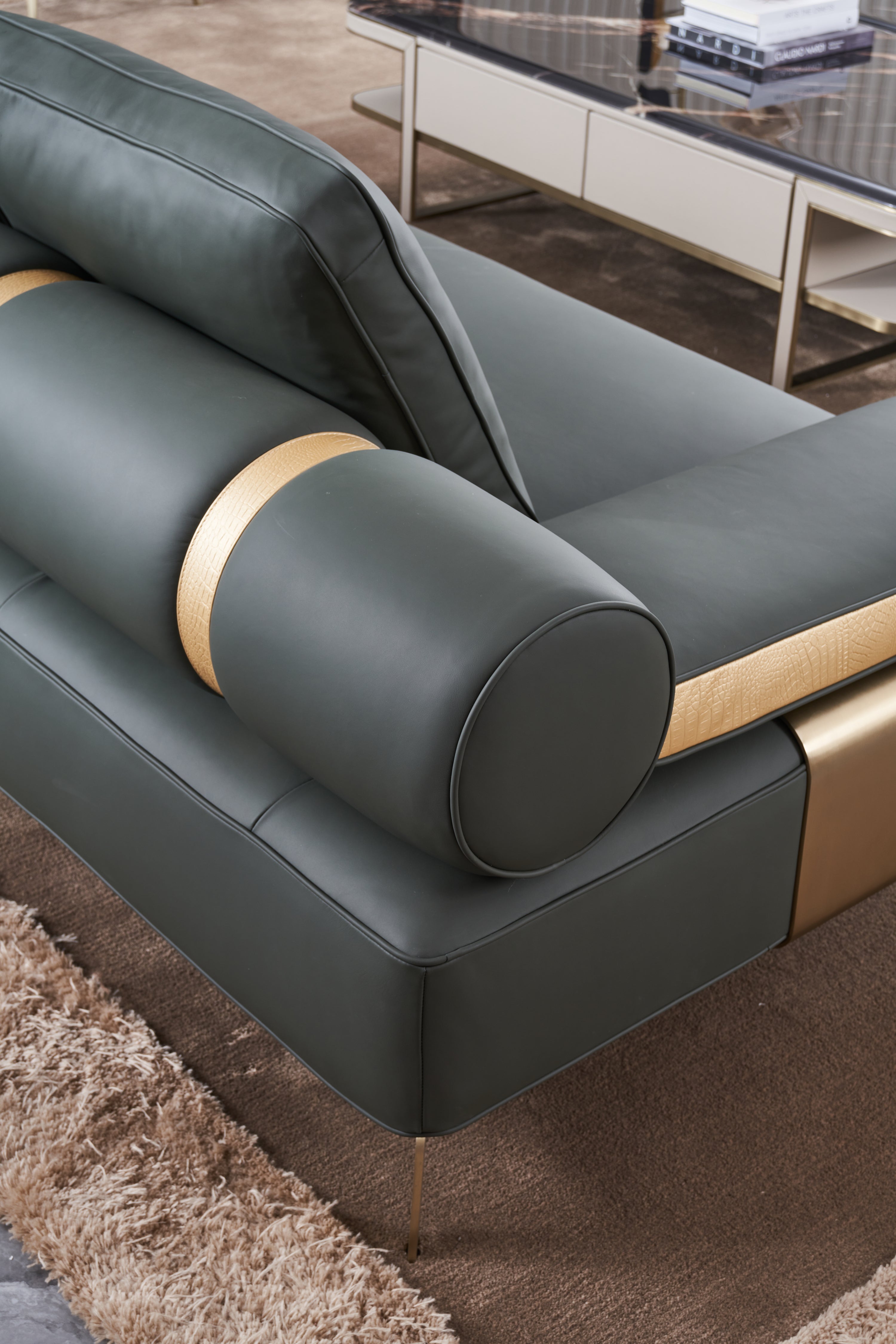 Modern Minimalist FA82 Full Leather Sofa DJ3-053 Sofa DD