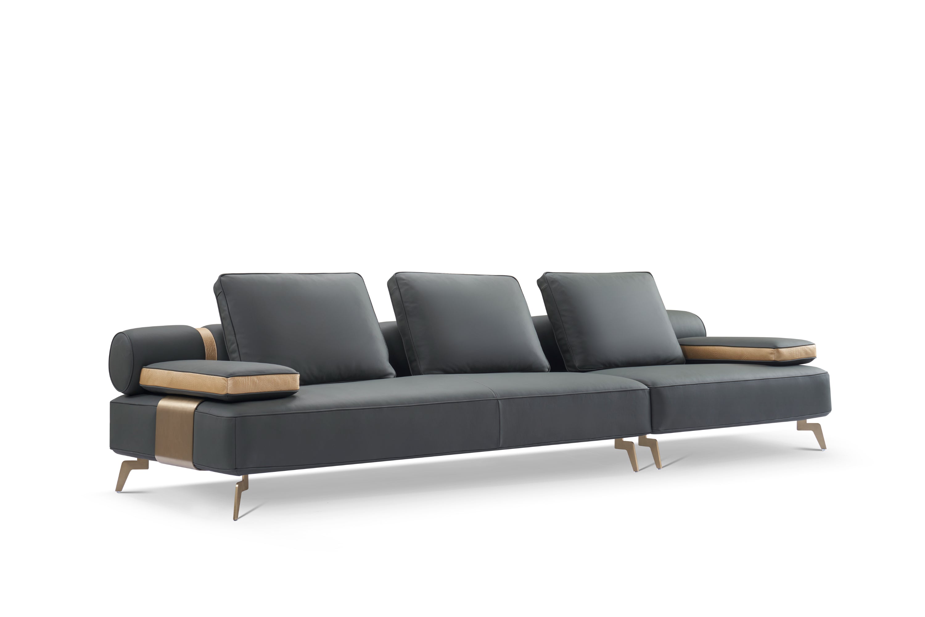 Modern Minimalist FA82 Full Leather Sofa DJ3-053 Sofa DD