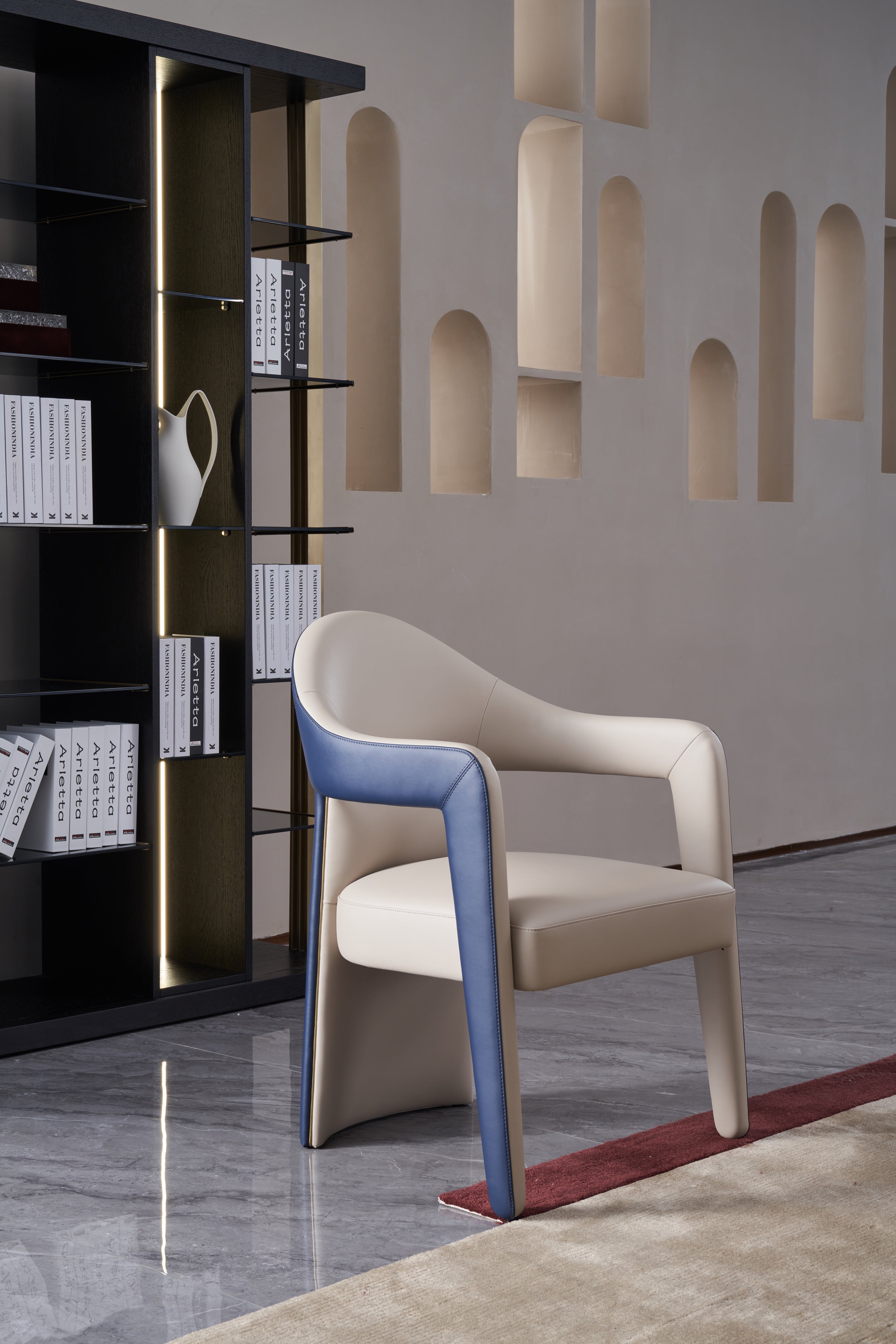 Italian minimalist full microfiber office/tea chair DU2-003 office chair tea chair