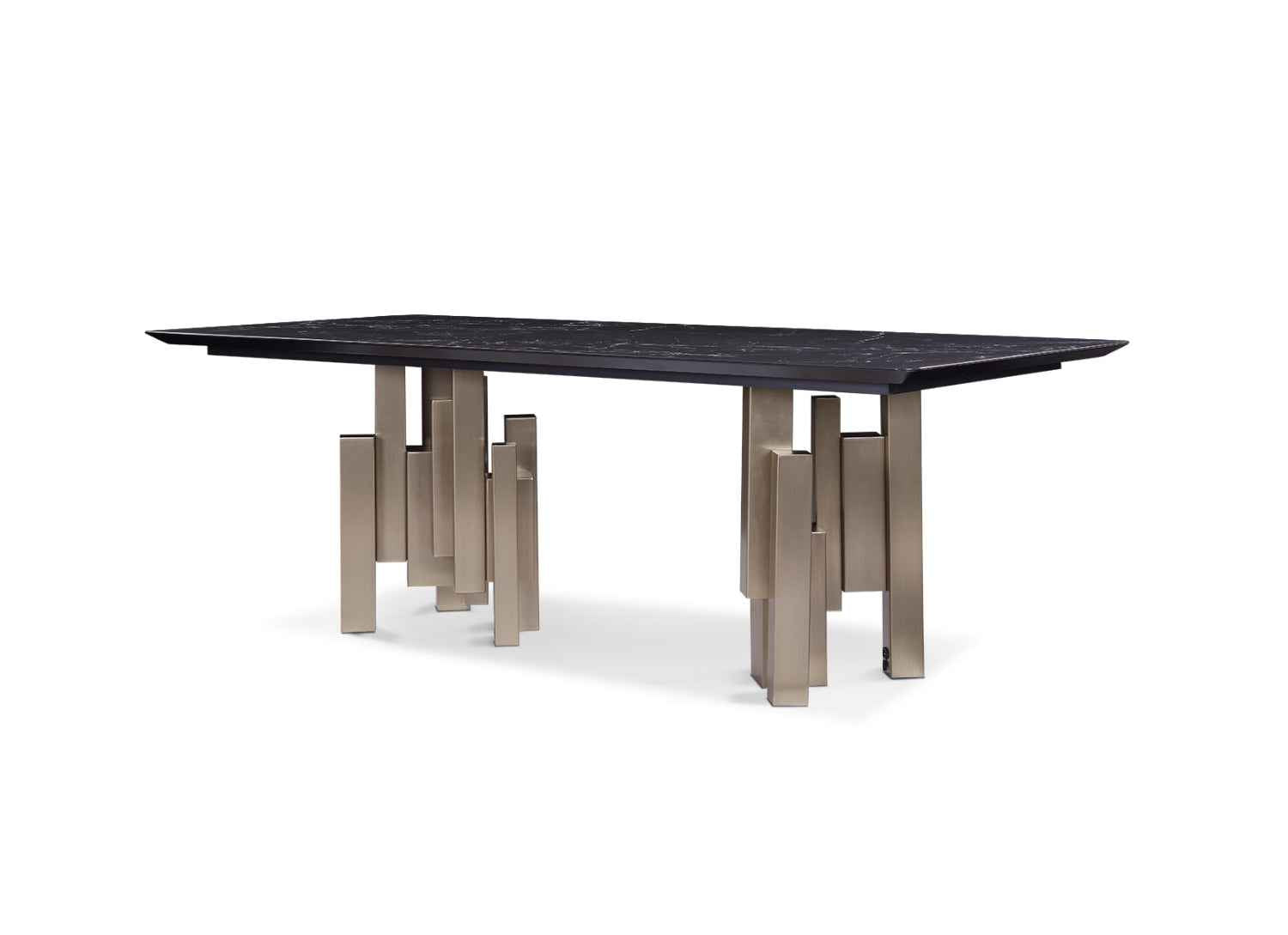 Italian minimalist style modern technology and classic design aesthetics can heat up the dining table HA-1911-2 Dining Table