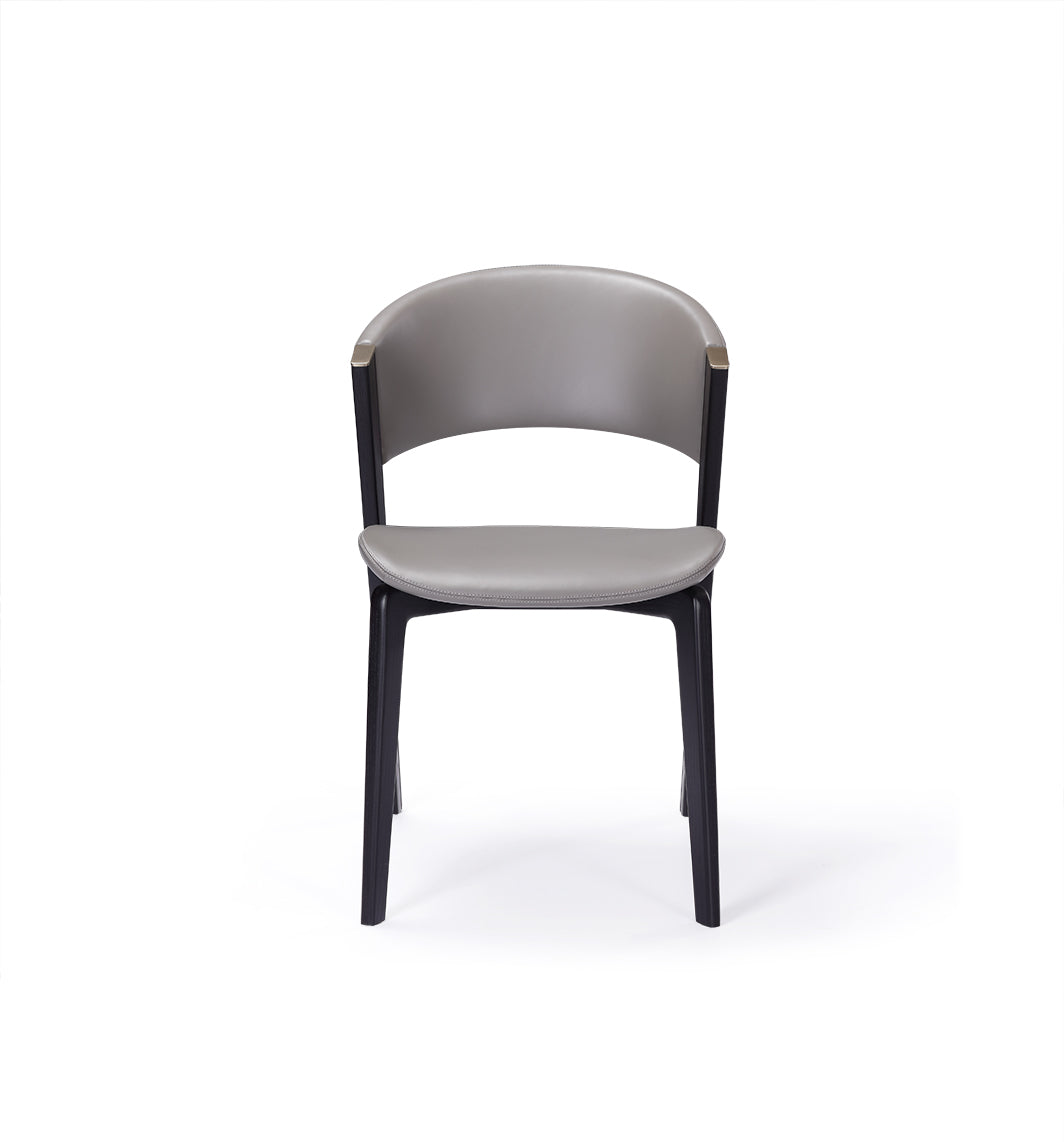 Minimalist Italian leather dining chair HB3-1908 dining chair DD