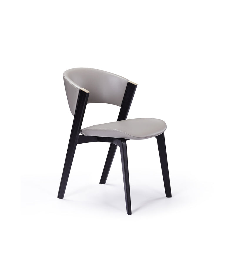 Minimalist Italian leather dining chair HB3-1908 dining chair