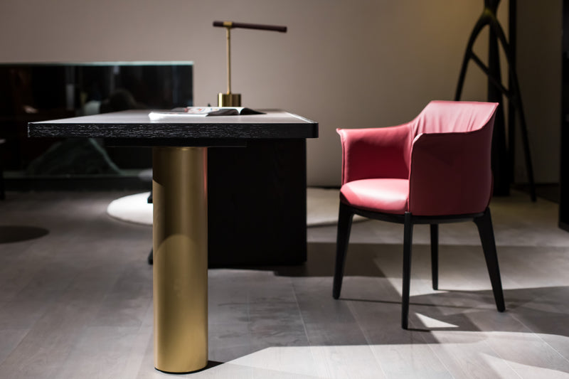 Italian Minimalist Leather HS-2018-1  Desk