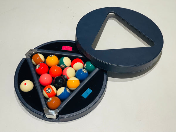 Leather ball disc pool table