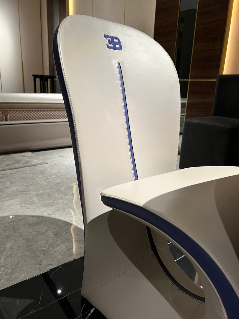 Bugatti Style Dinning Chair carbon fiber / Full leather 香榭丽餐椅