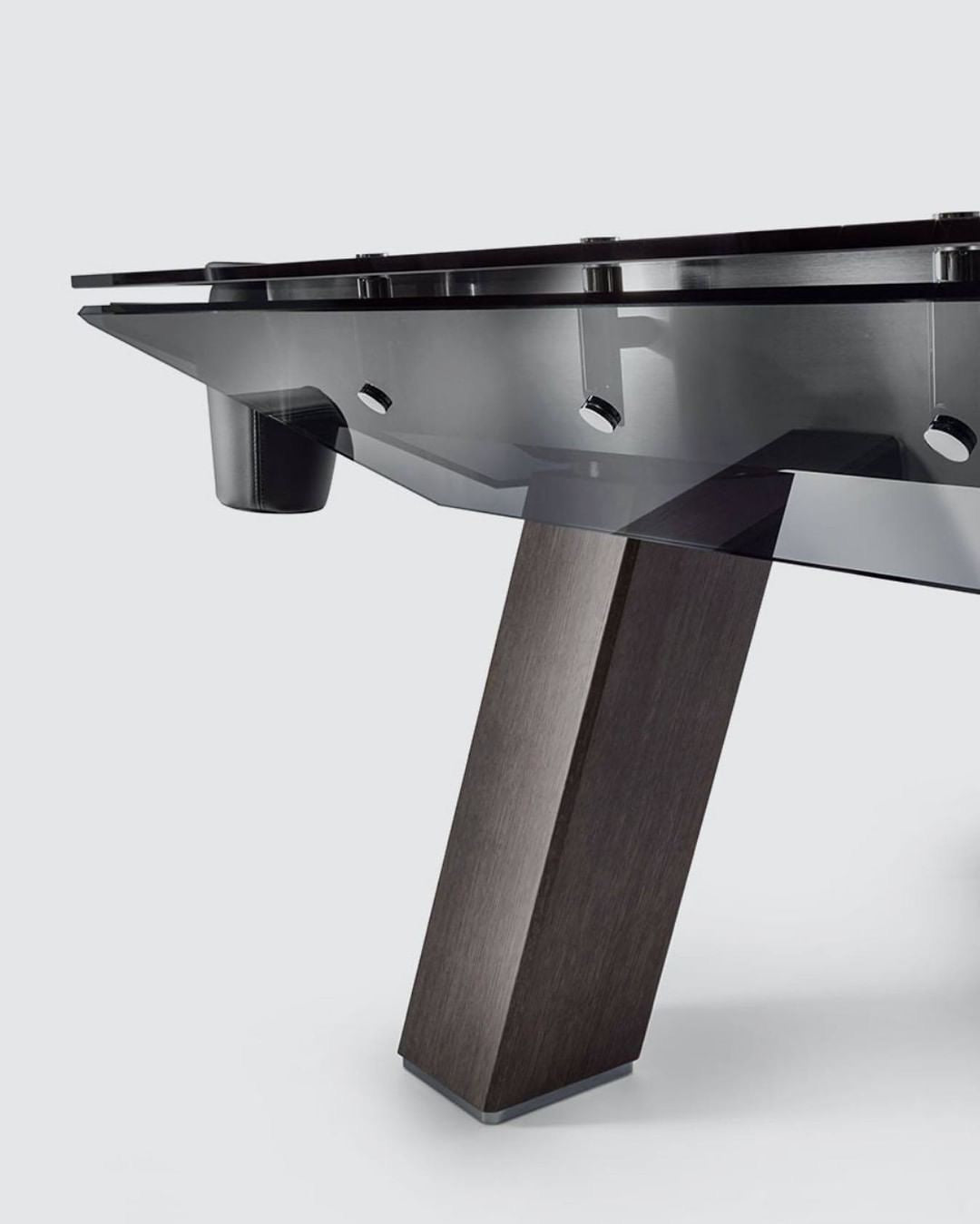 CRYSTAL GLASS POOL TABLE