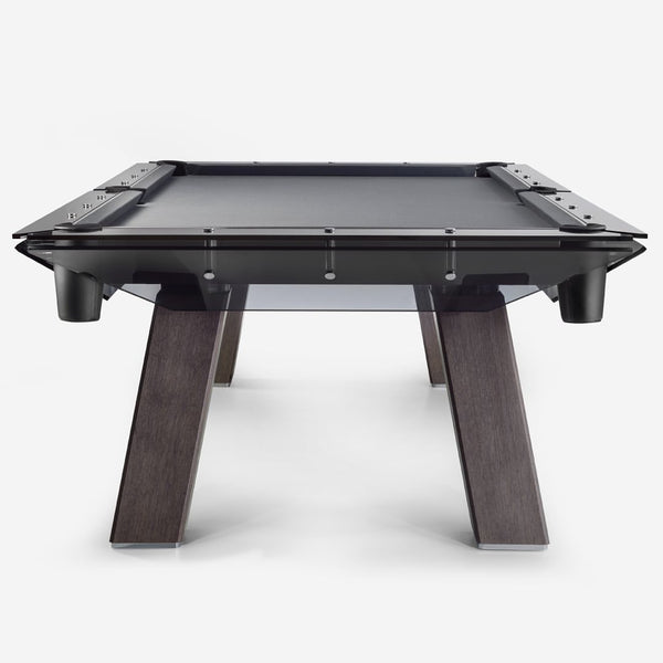 Crystal glass Wood-grained foot pool table