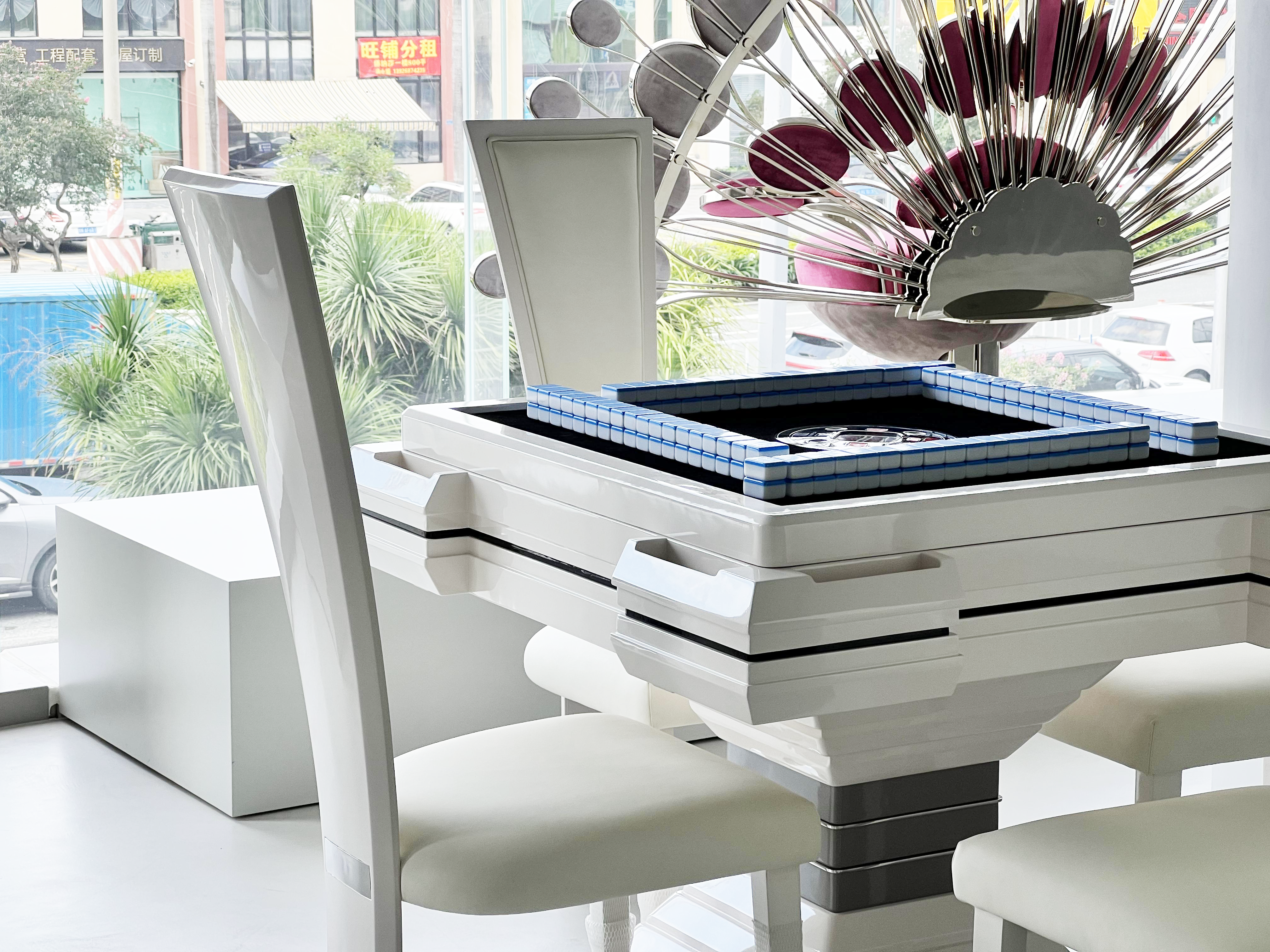 Mahjong table Supporting back chair Entertainment Furniture