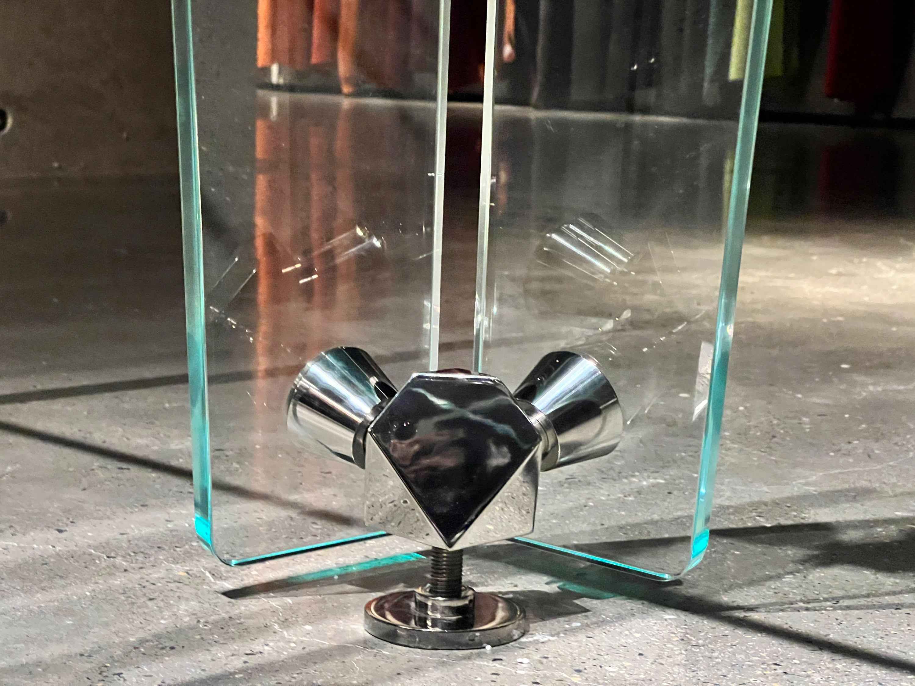 GLASS PING-PONG TABLE