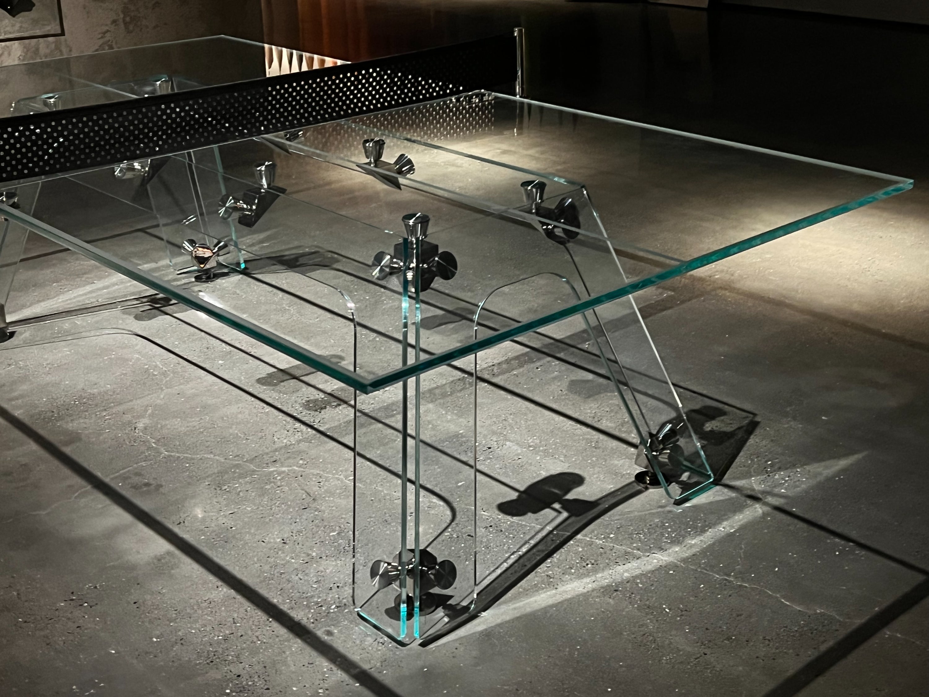 GLASS PING-PONG TABLE chiuchiufurniture