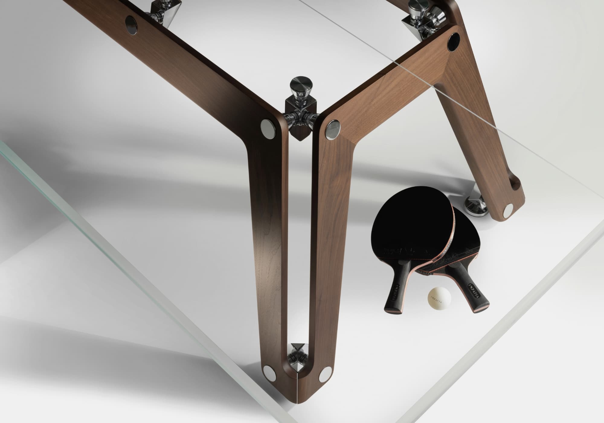 GLASS PING-PONG TABLE chiuchiufurniture