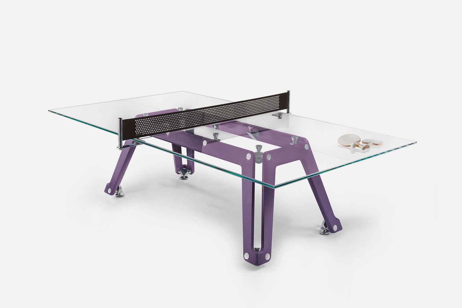 GLASS PING-PONG TABLE