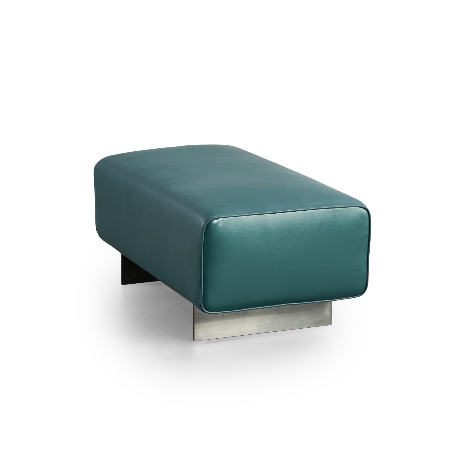 Luxurious Green Leather VD3-2073-1 Footstool VV