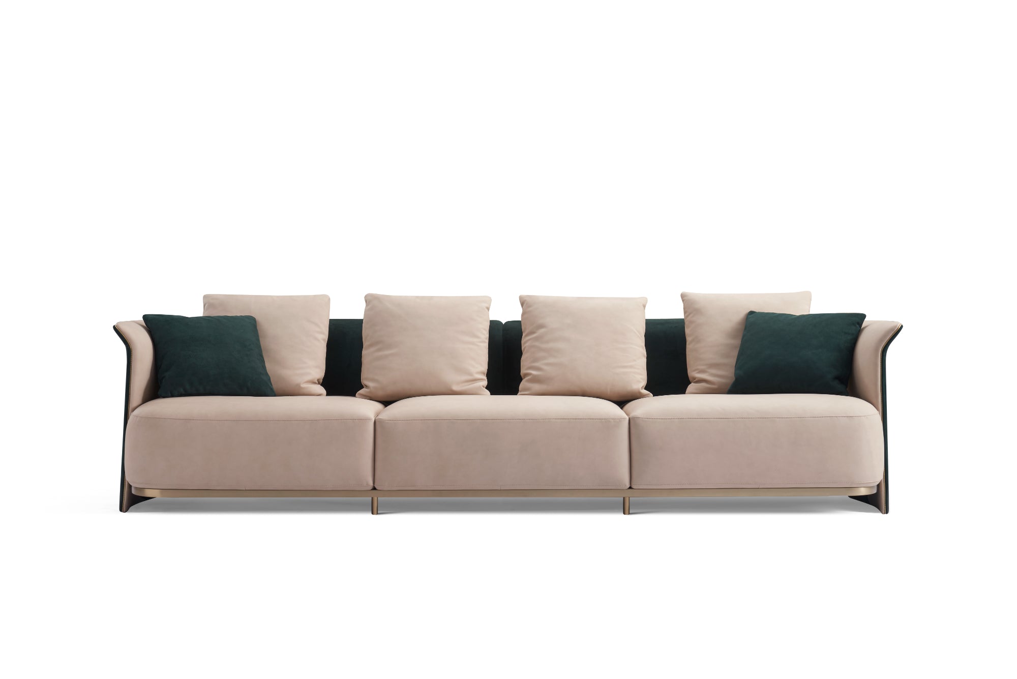 Modern Minimalist A64 Leather Sofa Bentley Style Ramsey Multi-Position Sofa VJ5-2105 - Luxury for Living Room