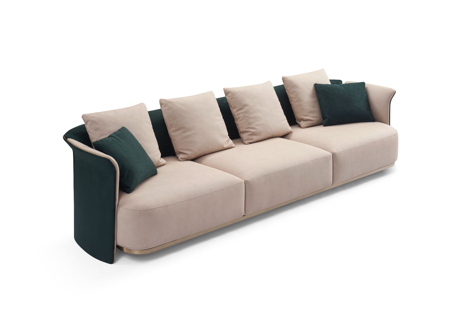 Modern Minimalist A64 Leather Sofa Bentley Style Ramsey Multi-Position Sofa VJ5-2105 - Luxury for Living Room