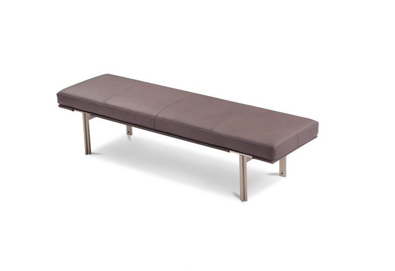 Italian Minimalist A60 and A59 Full Leather End-of-Bed Stool VX5-1801-5 End of bed stool