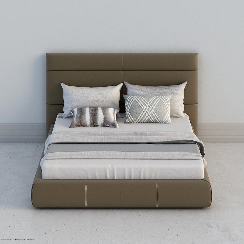 Italian minimalist style A60 full leather cover bed KB-VVCASA-BED-VX1-1802-1 Bed