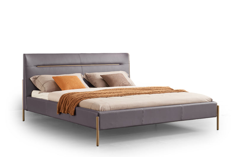 Premium Italian Minimalist A45 Full Leather Bed Set KB-VVCASA-BED-VX3-2018-1 Bed