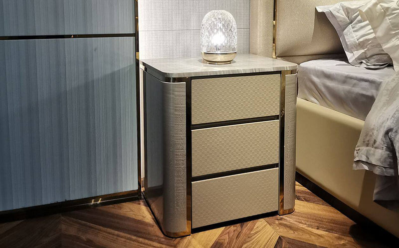 Bedroom Bedside Table With Drawer Modern Nightstand W009B11 Bentley bedside table