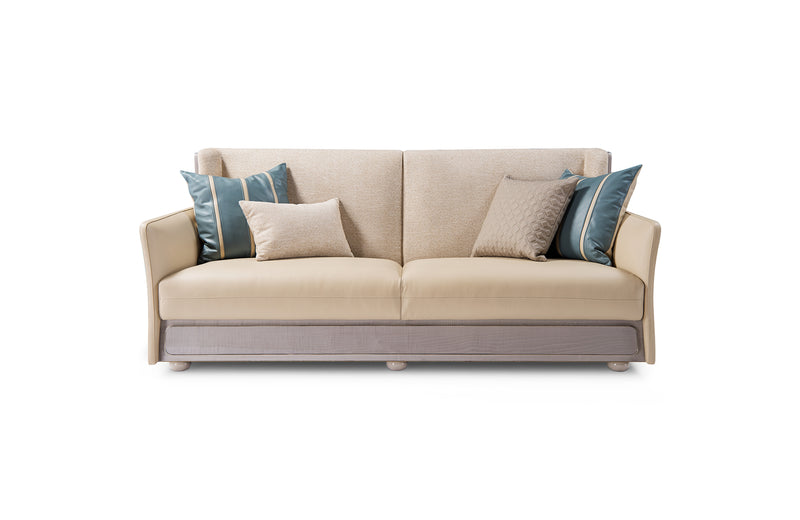 Luxurious Comfort and Exquisite Living: The Perfect Blend of Genuine Leather and Durability W009SF1 Bentley Sofa