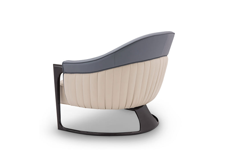 Luxury modern metal leisure accent chair W011SF11B Bentley LOUNGE CHAIR