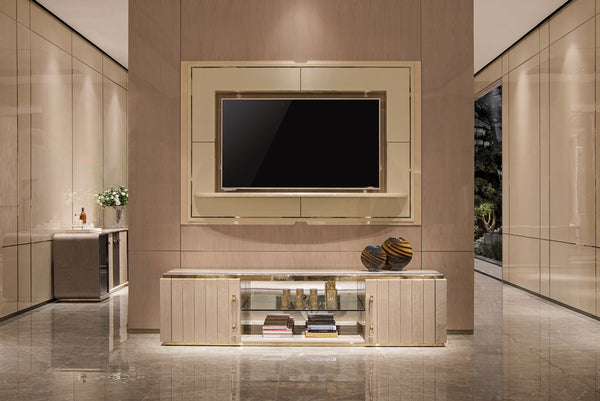 Sleek and Functional TV Stand - Elevate Your Entertainment Space W012H12 Bentley TV Cabinet