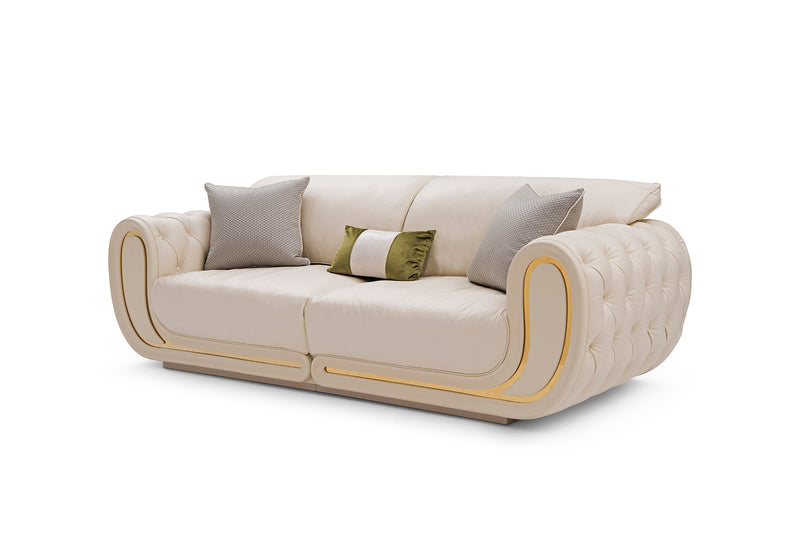 Leather furniture sofa living room modern sofa set luxury whole house furniture leather office sofa W012SF3 Bentley SOFA - DETAILS